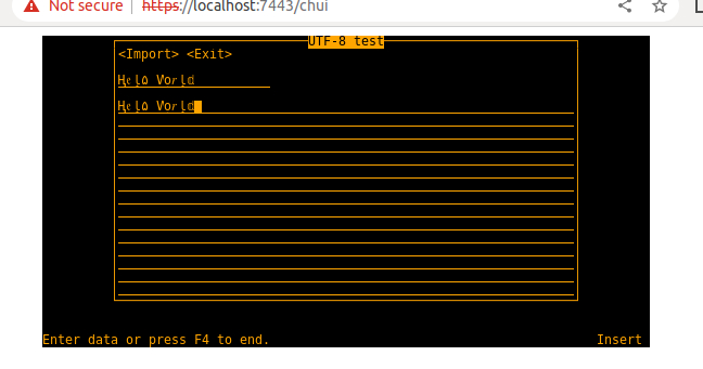 ChUI Web Unicode ChUI Web Unicode