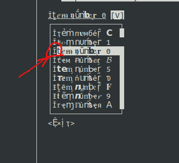 Conbo-box blinking cursor Conbo-box blinking cursor